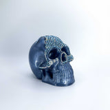 One of a Kind Resin Skull Light Blue