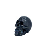 One of a Kind Resin Skull Moody Onyx