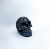 One of a Kind Resin Skull Moody Onyx