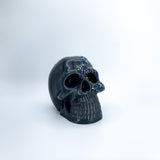 One of a Kind Resin Skull Onyx